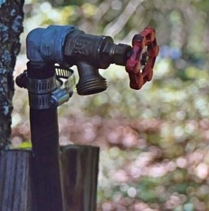 outdoor water spigot