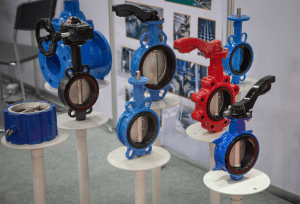 Butterfly valve in plumbing